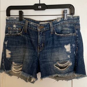 Flying Monkey Blue Distressed Jean Shorts